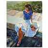Image 1 : Howard Behrens (1933-2014), "Thinking It Over" Hand Signed Original Painting on