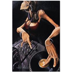 "DJ Jewel" Limited Edition Giclee on Canvas (24" x 36) by David Garibaldi, AP Nu