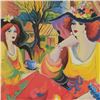 Image 2 : Patricia Govezensky, "Friends at Brunch" Framed Limited Edition Serigraph on Can