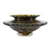 Image 1 : "Large Ikebana Flower Bowl" Hand-Blown Glass Bowl, Hand Signed by GartnerBlade G