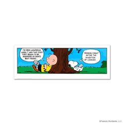 Peanuts, "Invention of Cookies" Hand Numbered Limited Edition Fine Art Print wit