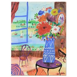 Shlomo Alter, Original Watercolor Painting, Hand Signed with Letter of Authentic