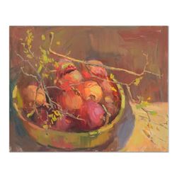 S. Burkett Kaiser, "Pomegranates" Limited Edition on Canvas, Numbered and Hand S