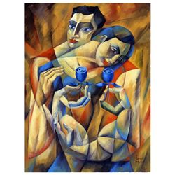 Yuroz, "The Preservation Of Love" Hand Signed Limited Edition Serigraph on Canva