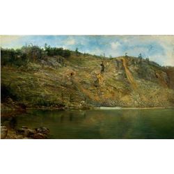 Homer Dodge Martin - The Iron Mine, Port Henry, NY