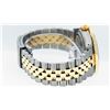Image 4 : Rolex Mens 2 Tone Mother Of Pearl 3 ctw Channel Set Diamond Datejust Wristwatch