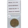 Image 1 : Medal 1711-1751 Dutch Republic Prins Willem IV