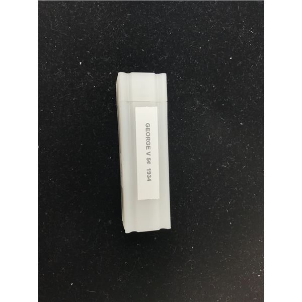 Roll Of George V Nickels 1934