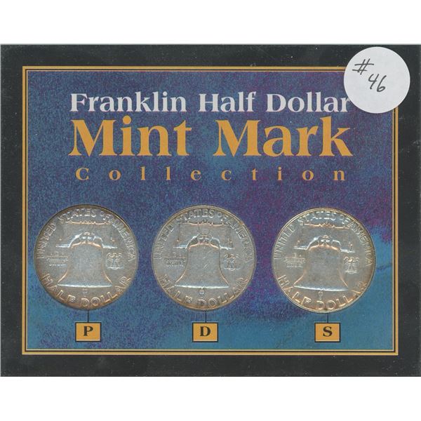 Franklin Half Dollar Collection USA