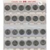 Image 1 : Set Of 2 CDN 125 1867-1992 Quarter Collection