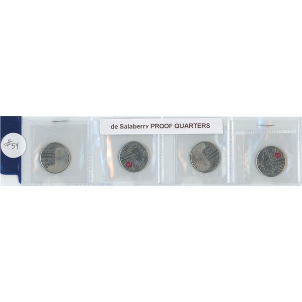 De Salaberry Proof Quarters