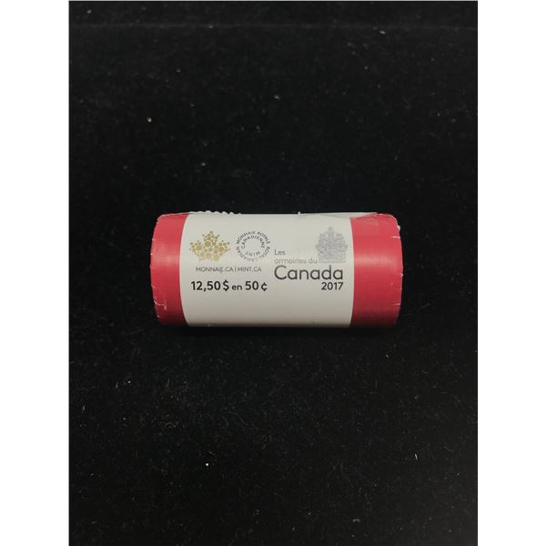 Roll 2017 50 Cent Coins Uncirculated