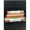 Image 1 : 3 Rolls 2012 Pennies 1 Magnetic, 2 Non Magnetic UNC