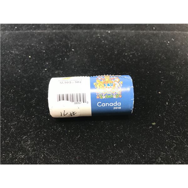 Roll Of 2019 50 Cents Uncirculated