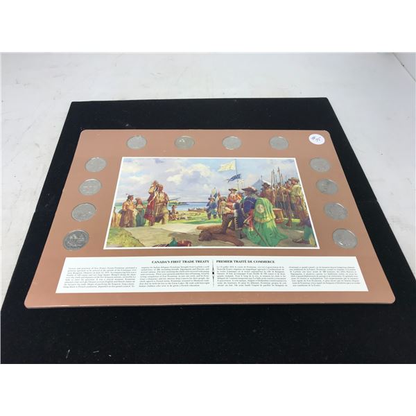 Canadas First Trade Treaty Coin Set
