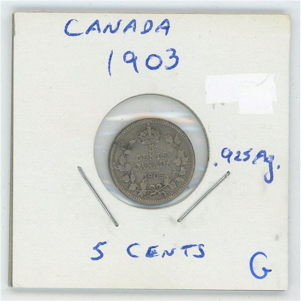 1903 CDN 5 Cent