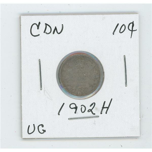 1902 H CDN 10 Cent