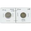 Image 1 : Set Of 2 CDN 10 Cents 1914