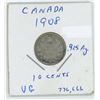 Image 1 : 1908 CDN 10 Cents