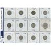 Image 1 : Set Of 12 Silver Dimes Various Years