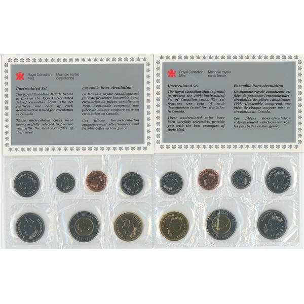 1998 + 1998 "W" Uncirculated Sets