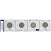 Image 1 : Silver 25 Cents 1909,1910,1916,1917
