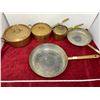 Image 2 : Set Of Copper Pots With Lids