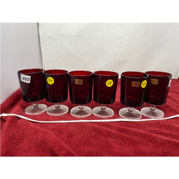 (6) Ruby Glasses