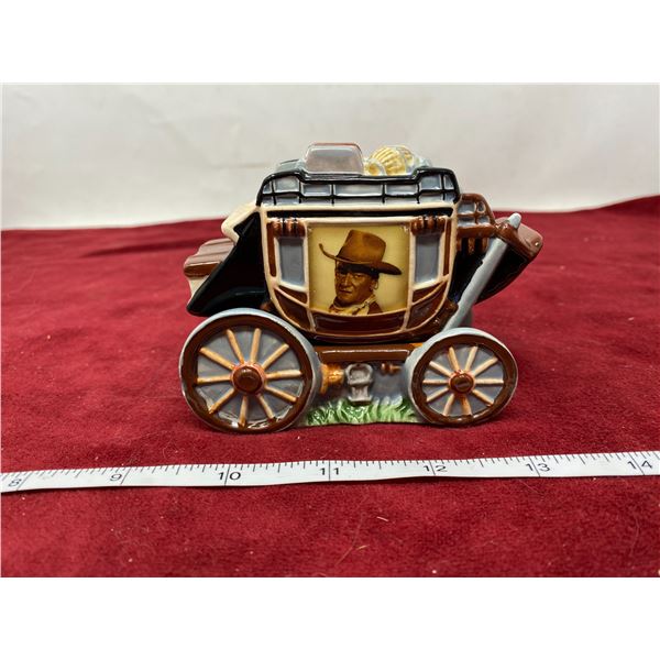 John Wayne Stage Coach Salt + Pepper Shakers