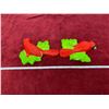 Image 1 : (2) Pairs Of Blue And Red Chalkware Birds
