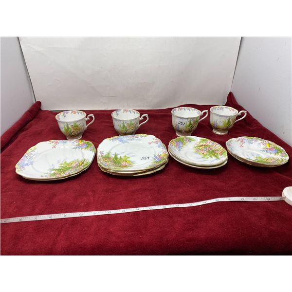 (15) Pieces Of Royal Albert Set (Kentish Rockery)