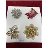 Image 2 : (4) Brooches
