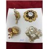 Image 2 : (4) Brooches