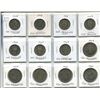 Image 1 : Twelve Great Britain one shilling & 2 shilling coins