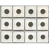 Image 2 : Twelve Great Britain six pence coins, various dates