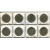 Image 1 : Eight Great Britain half crown coins - various dates