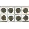 Image 2 : Eight Great Britain half crown coins - various dates
