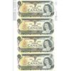Image 1 : Four 1973 consecutive choice incirculated one dollar bills - BC46b