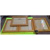 Image 3 : 4 Oak Picture Frames