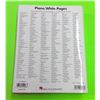 Image 3 : Piano White Pages Book