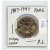 Image 1 : 1987-1997 Flying Loon Proof Like RARE Canadian loonie