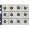 Image 1 : 12 Canadian 25 cent pieces