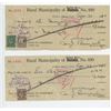 Image 1 : 2 Cancelled cheques Apr 23-1934