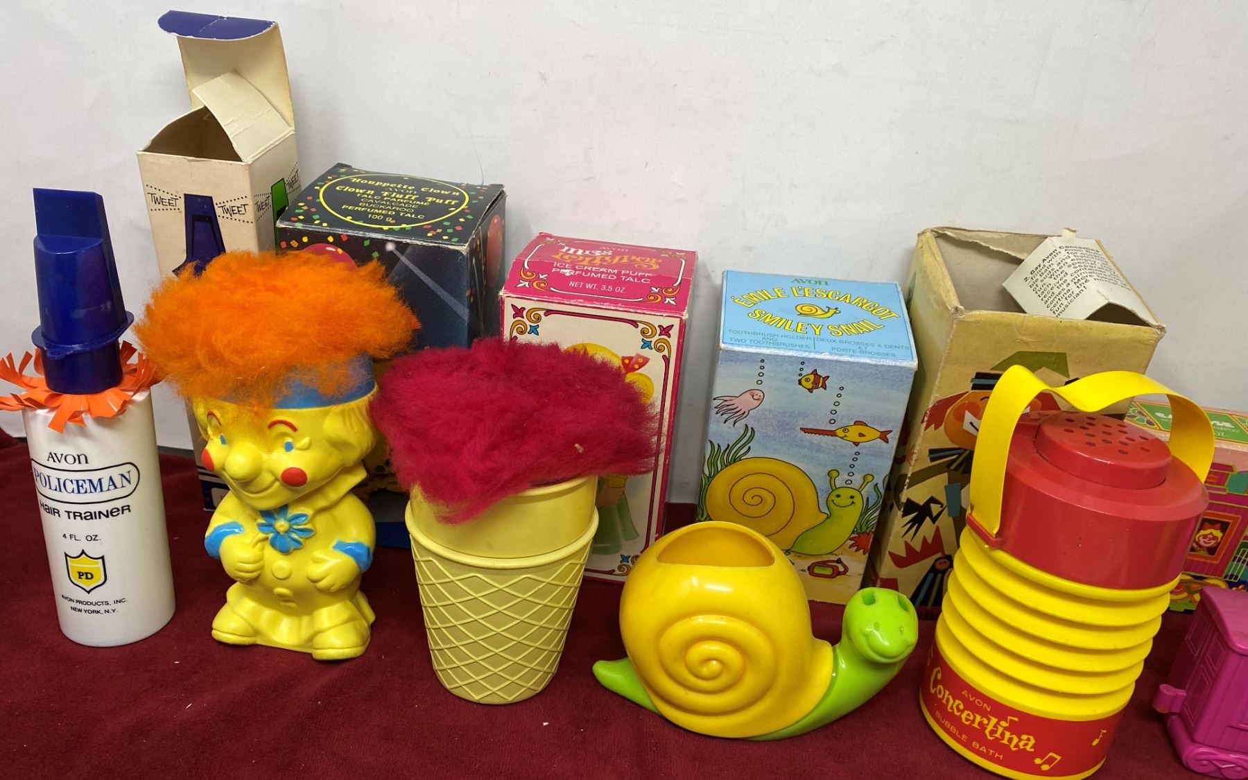 Vintage Avon Children's Decanters (Rare)