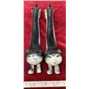 Image 2 : Vintage Japan Cat Salt And Pepper Shakers Cork Bottoms