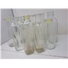 Image 3 : 11 assorted glass milk bottles all shapes & sizes