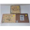 Image 1 : 3 cigar boxes, white owl, white owl streamline & Reas