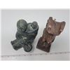 Image 2 : 1 Soapstone carving & 1 Pearlite totem pole carving Vancouver BC