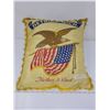 Image 1 : Feather pillow in American Flag/Eagle Detroit Michigan Mother & Dad pillow case