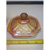 Image 3 : Depression glass red biscuit jar no chips or cracks